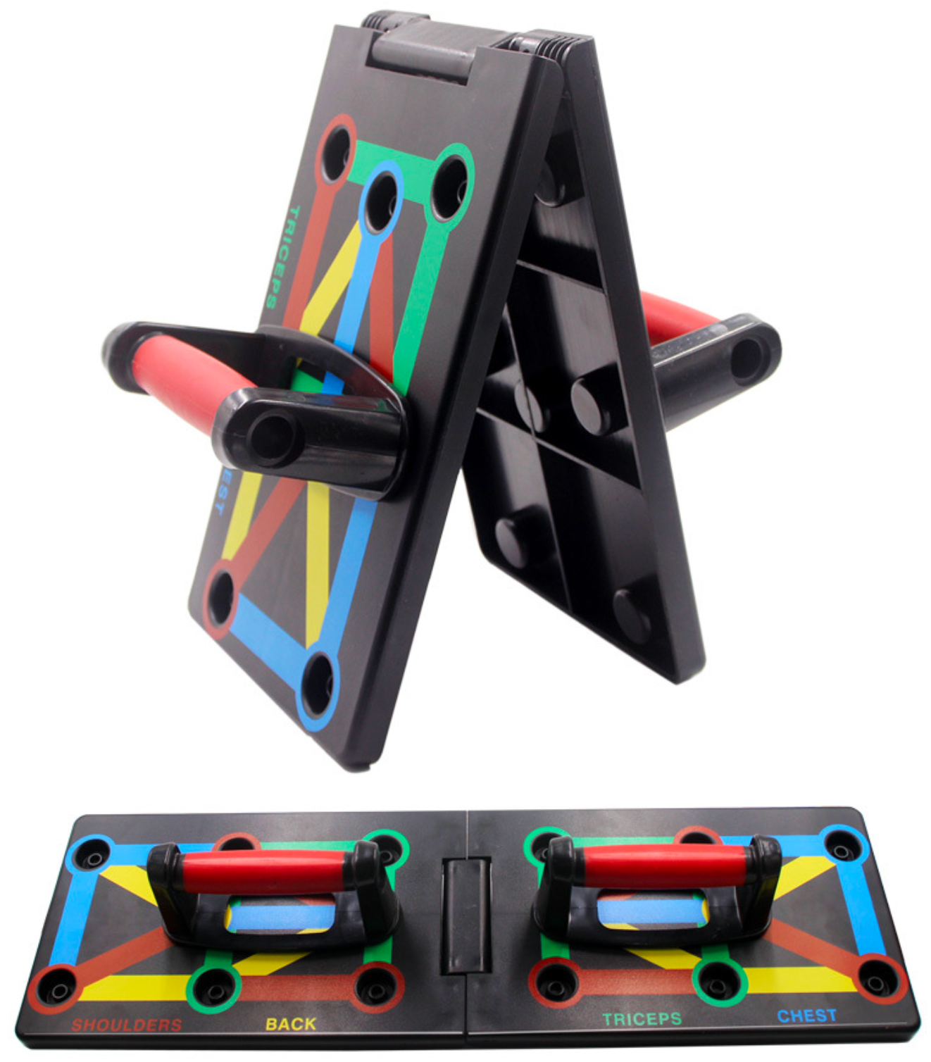 Multipurpose Push-Up Board for Beginners (W Shape)