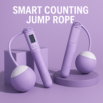 Smart Weighted Jump Rope with Electronic Counter