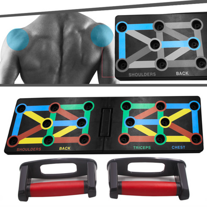 Multipurpose Push-Up Board for Beginners (W Shape)